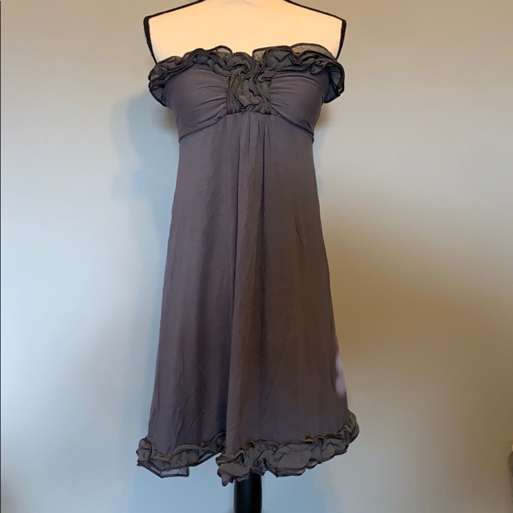 Dating Clothing l Gray Strapless Dress l Sz L